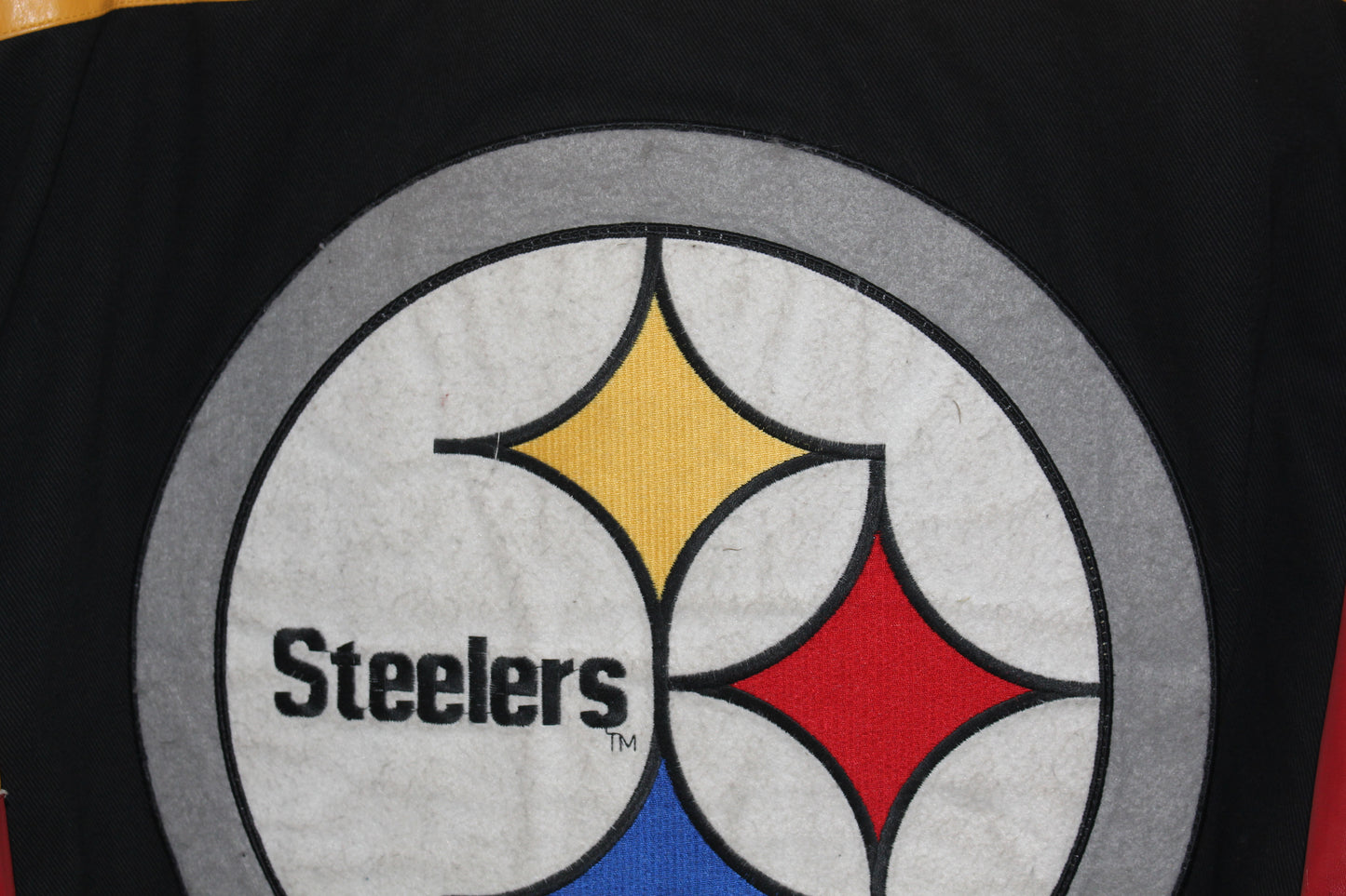 Rare Pittsburgh Steelers Jeff Hamilton Leather Jacket (M)