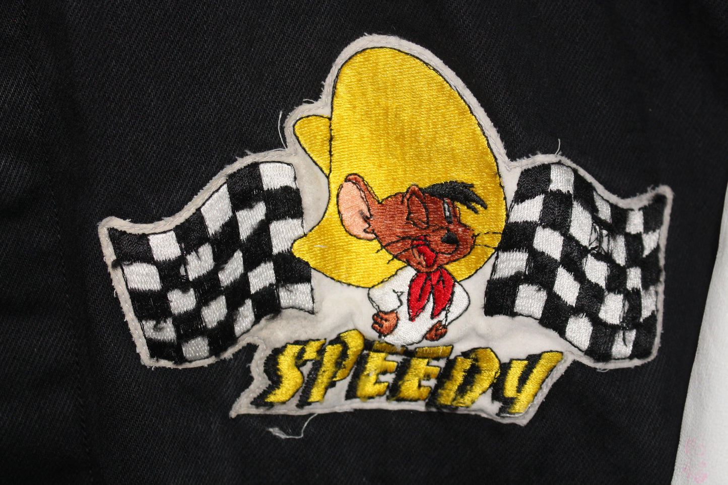 Rare Speedy Gonzales Looney Tunes Jeff Hamilton 1992 Leather Jacket (XL)