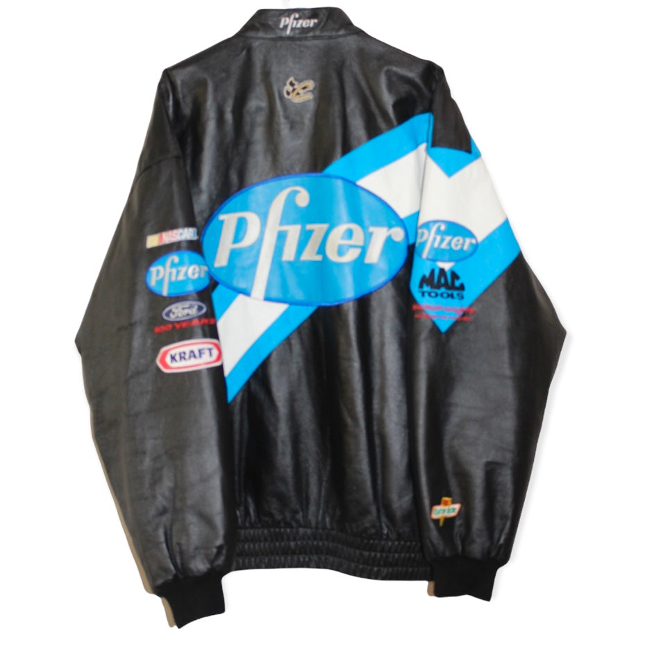 Nascar leather clearance jacket