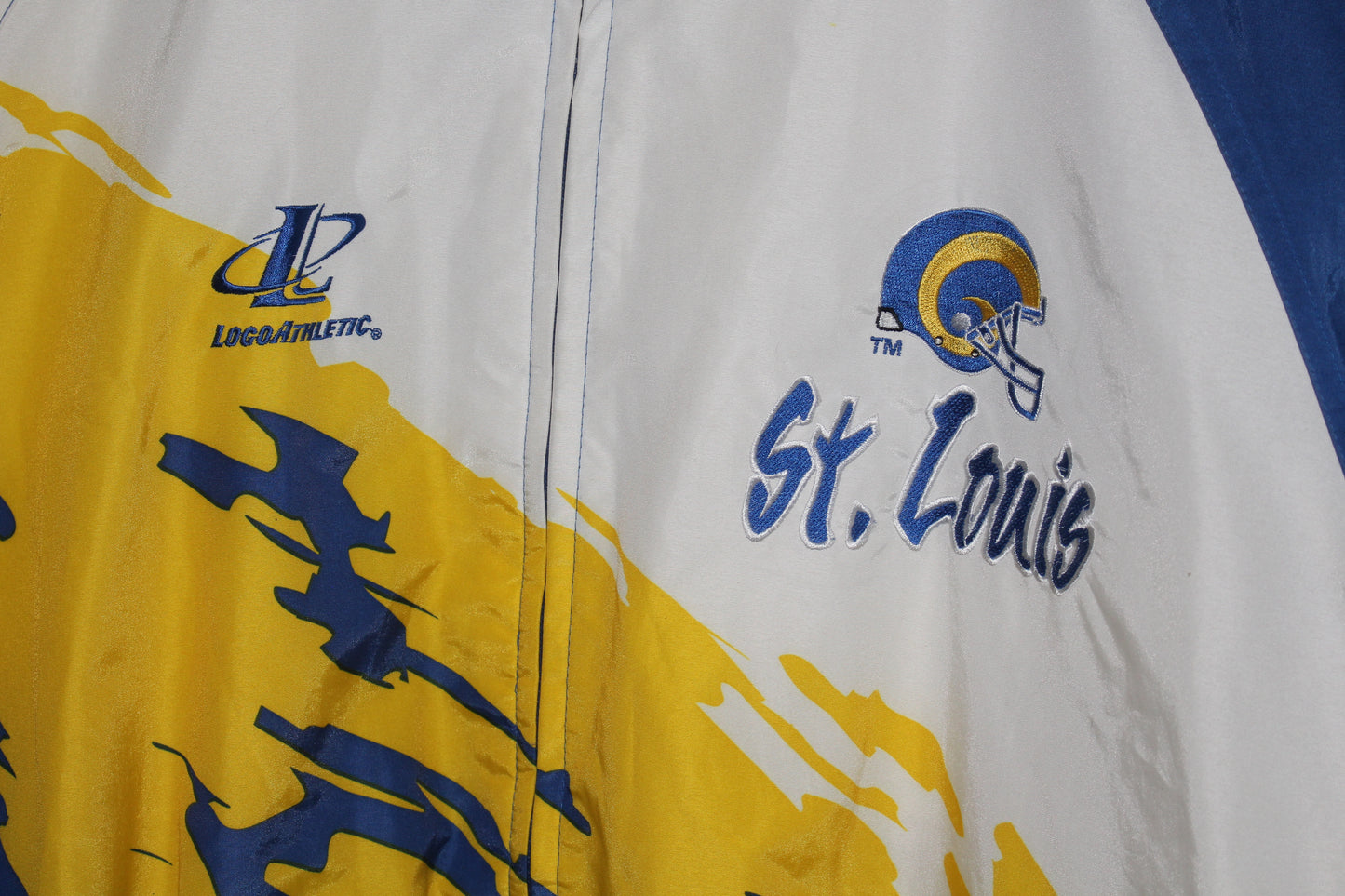 Rare St Louis Rams Logo Athletic Splash Collection Puffer (L)