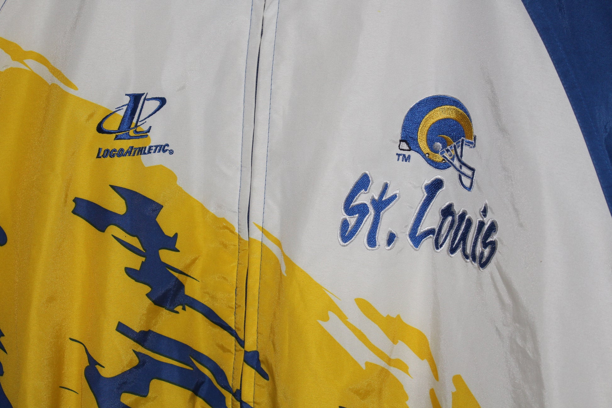 St Louis Rams Logo Athletic Splash Collection Puffer