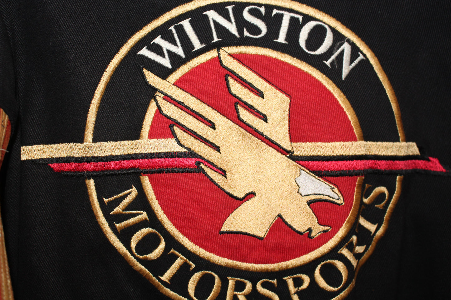 Rare Winston Cup Series NASCAR Jeff Hamilton Leather Jacket (XL)