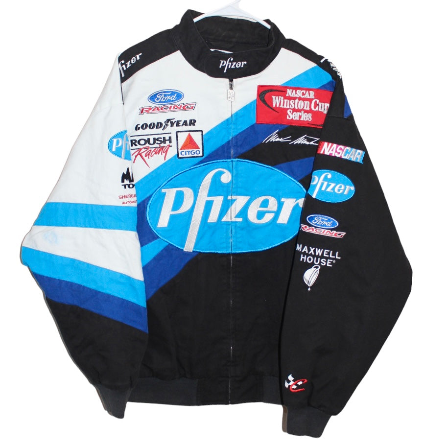 Rare Pfizer Racing NASCAR Mark Martin #6 (L) – Retro Windbreakers