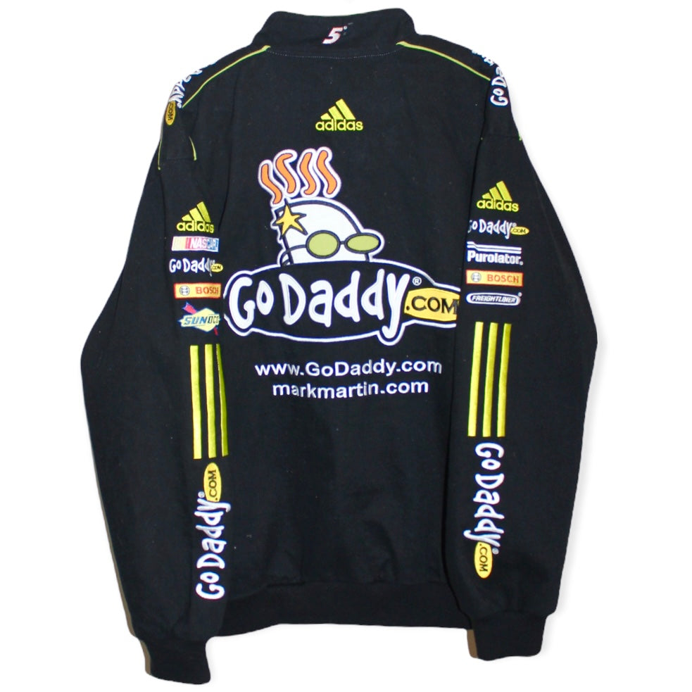 GoDaddy Racing NASCAR Mark Martin JH Design Jacket (XXL) – Retro