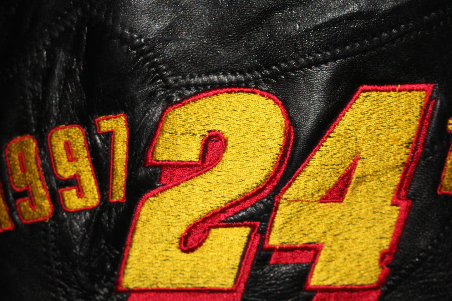 Rare DuPont Racing NASCAR Jeff Gordon #24 Leather Jacket (XL)