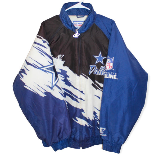 Dallas Cowboys Pro Line Logo Athletic Sharktooth Puffer (L)