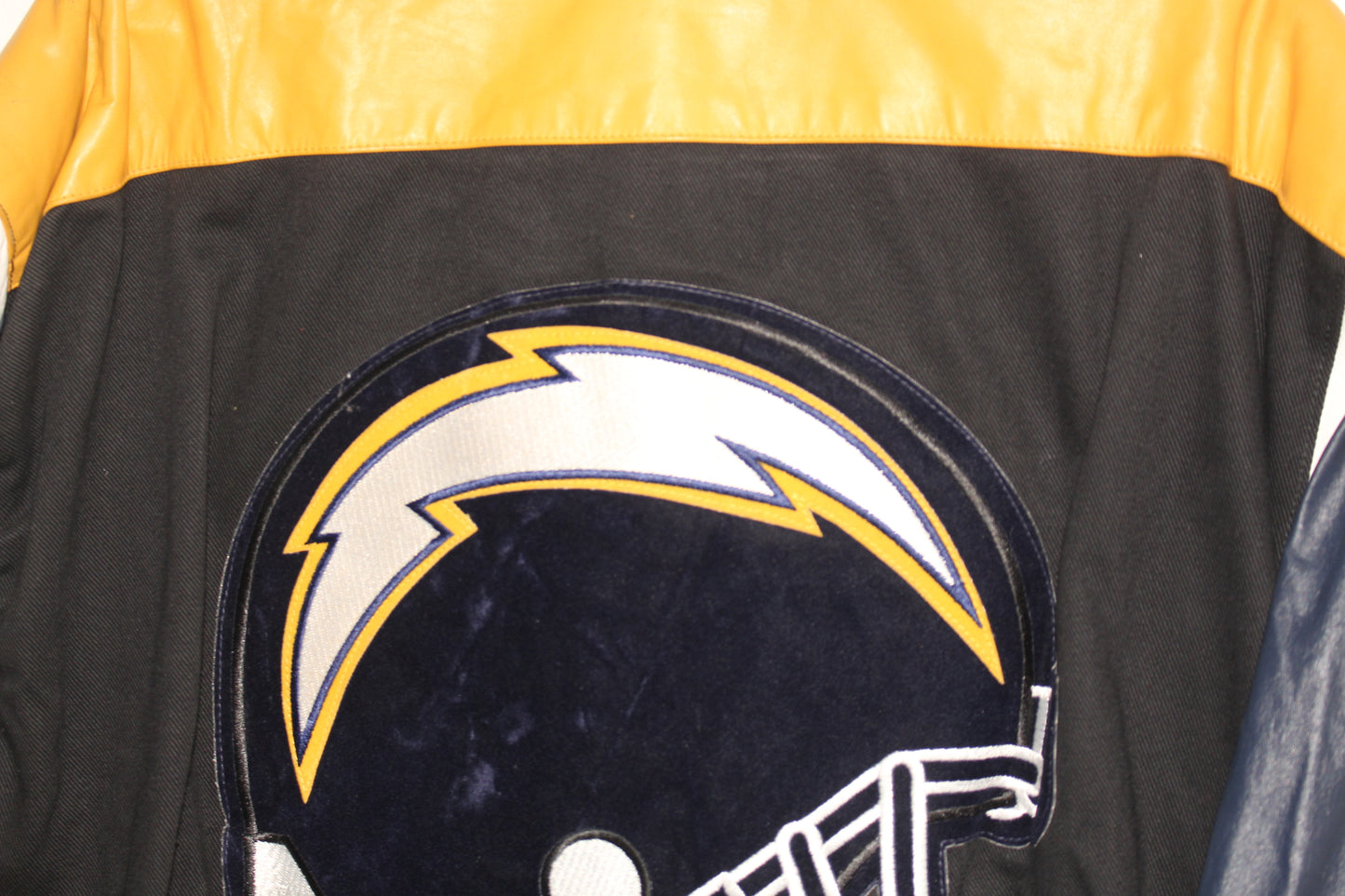 San Diego Chargers Jeff Hamilton Leather Wool Jacket (L)