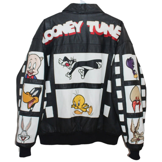 Rare Looney Tunes Leather Jacket (M)