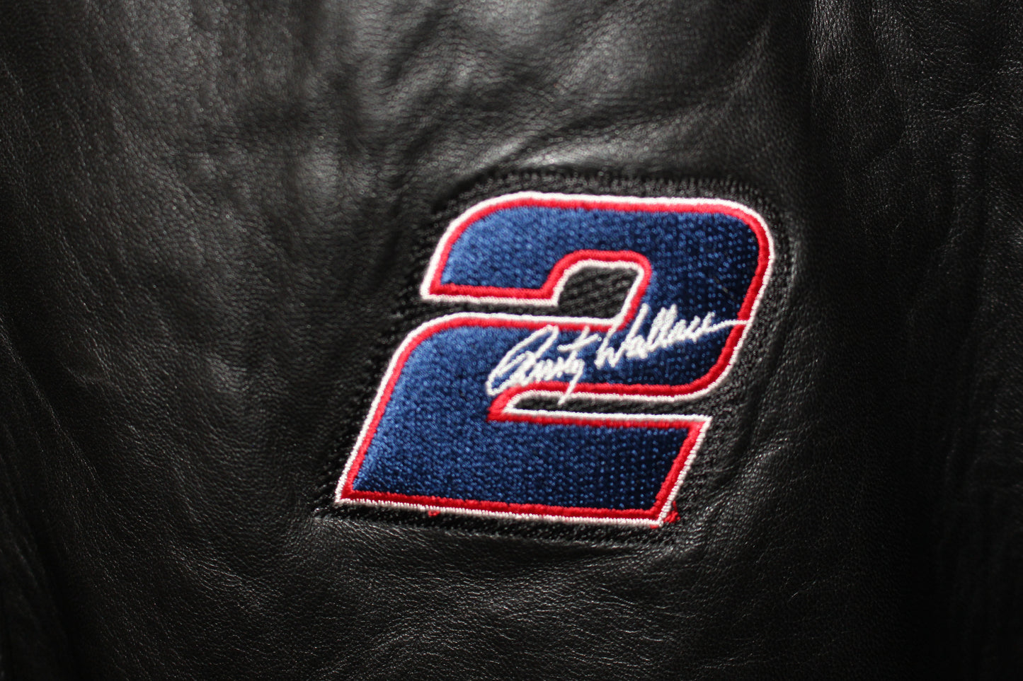 Rare Miller Lite Racing NASCAR Rusty Wallace #2 Leather Jacket (XL)