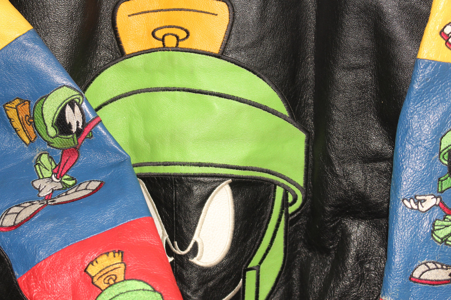 Marvin The Martian Looney Tunes Collectors Leather Jacket (S)