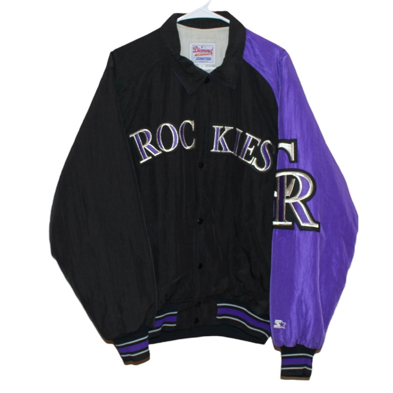 Vintage Colorado Rockies MLB Windbreaker Jacket