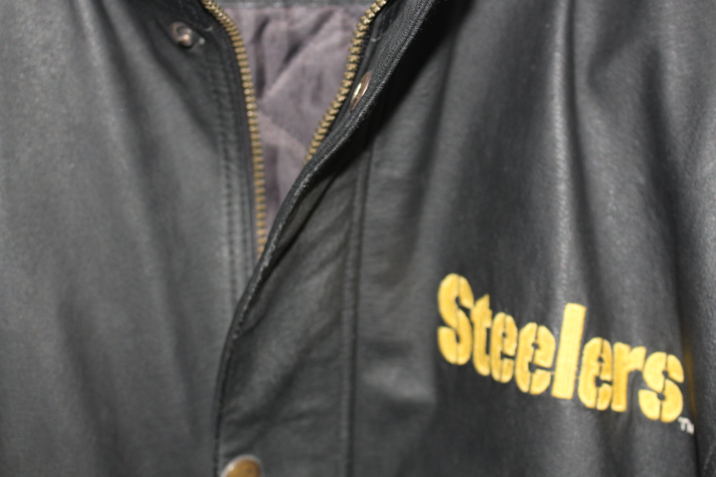 Pittsburgh Steelers Pro Line Starter Leather Jacket (XL)