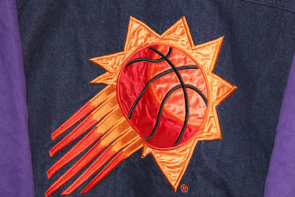 Phoenix Suns Starter Denim Bomber Jacket (XL)