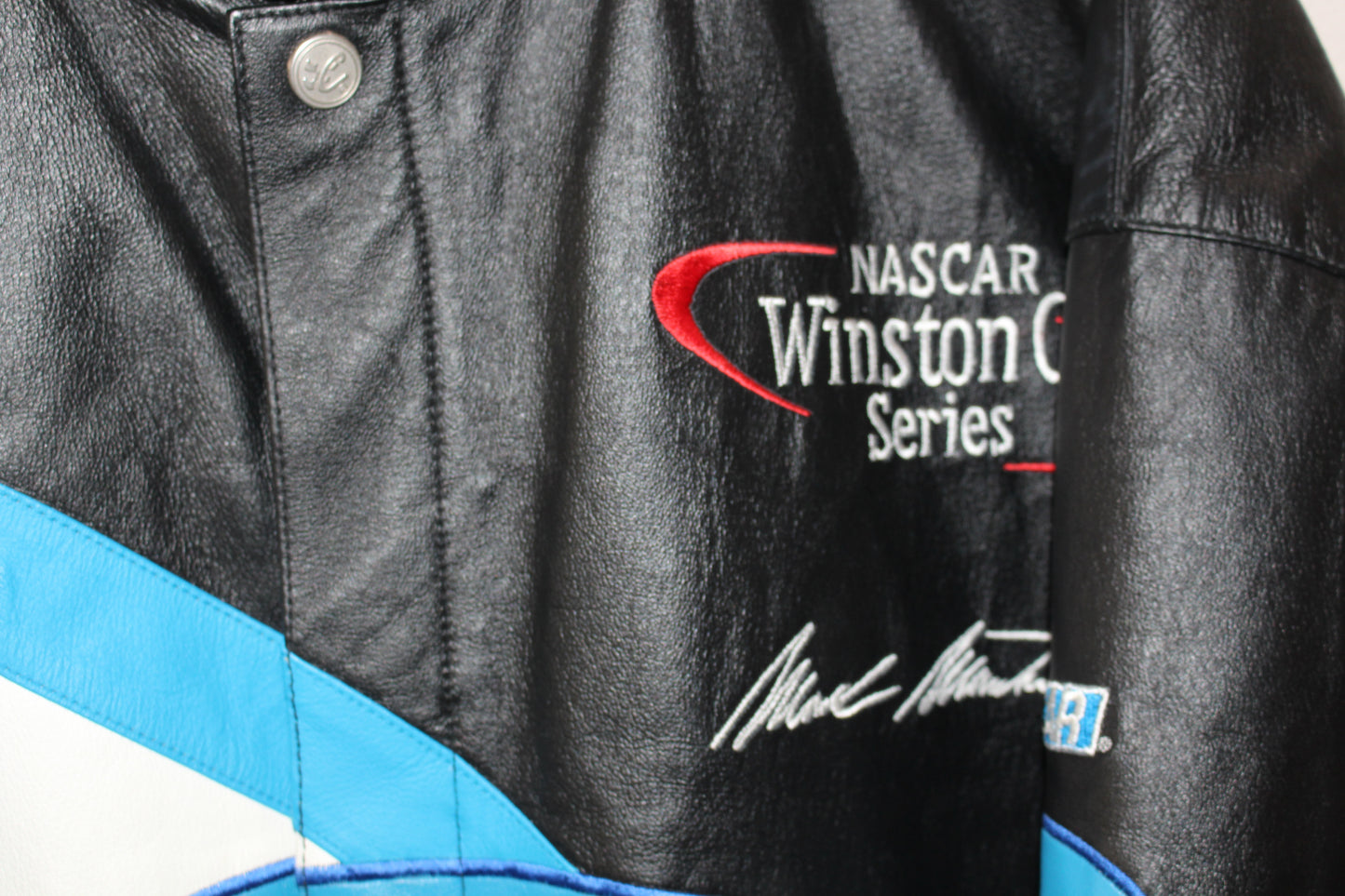 Pfizer Racing NASCAR Leather Chase Authentics Jacket (XXL)