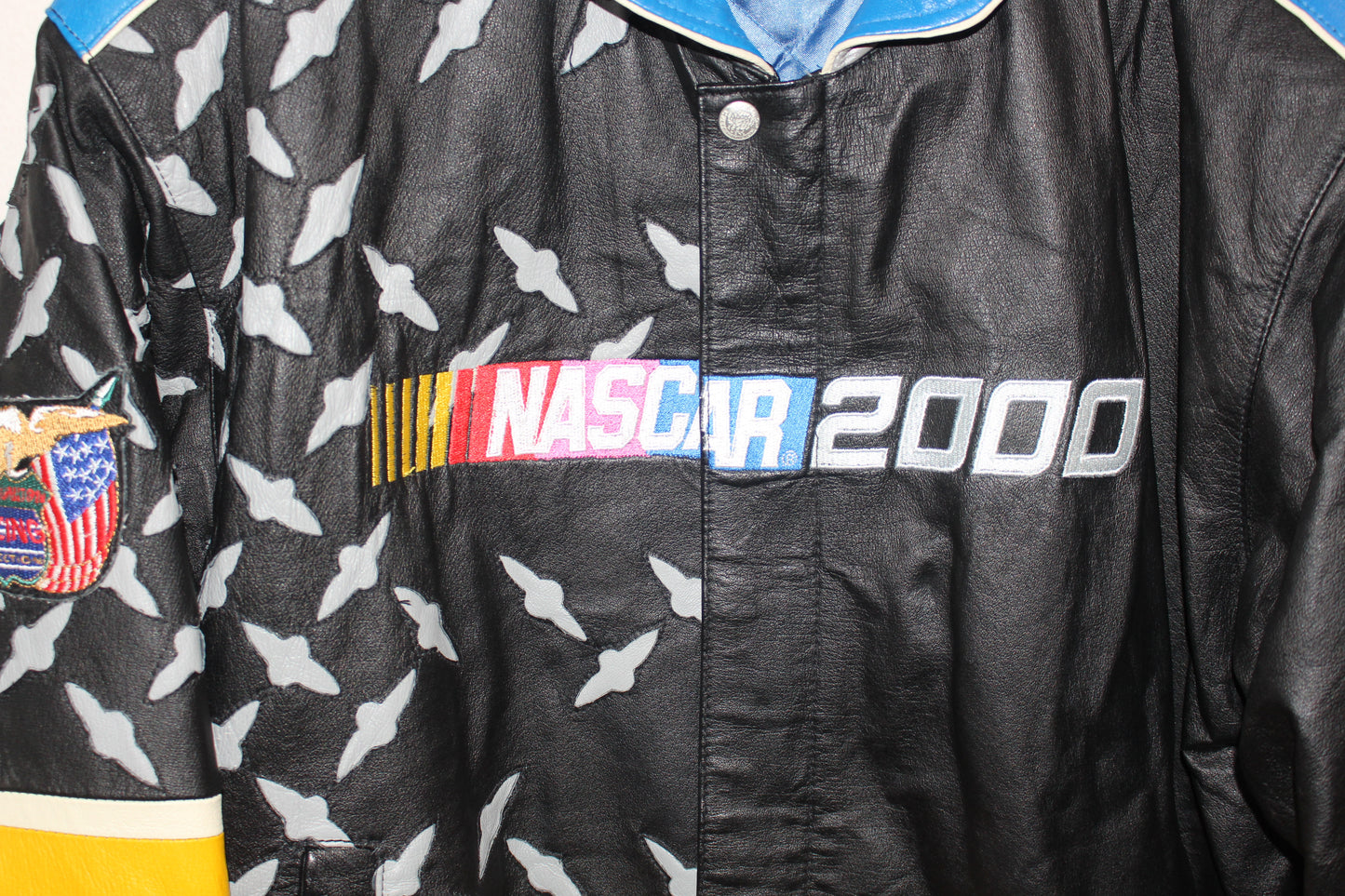 Rare NASCAR Jeff Hamilton Leather Jacket (L)