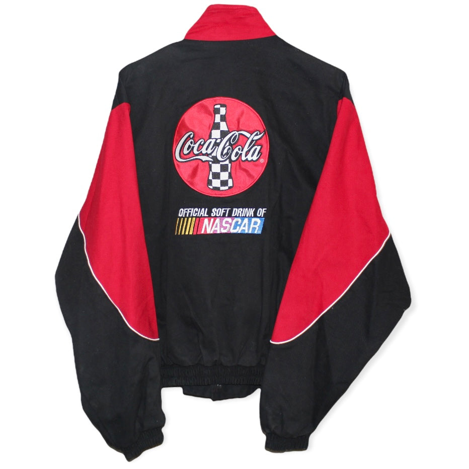 Rare Coca-Cola Racing NASCAR Twill Jacket (L)