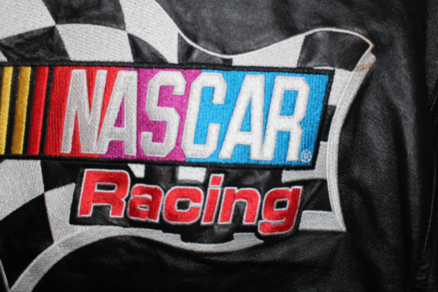 Rare NASCAR Leather Chase Authentics Jacket (XL)