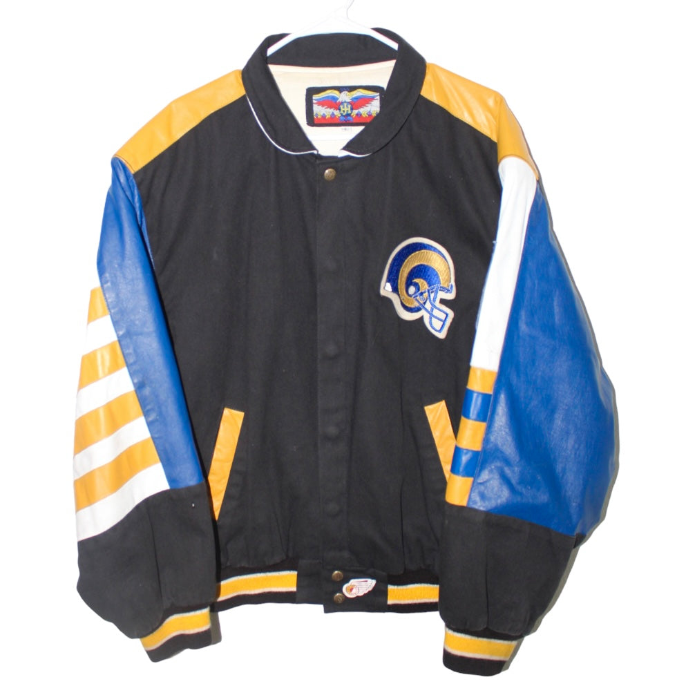 Los Angeles Rams Jeff Hamilton Leather Jacket (L)