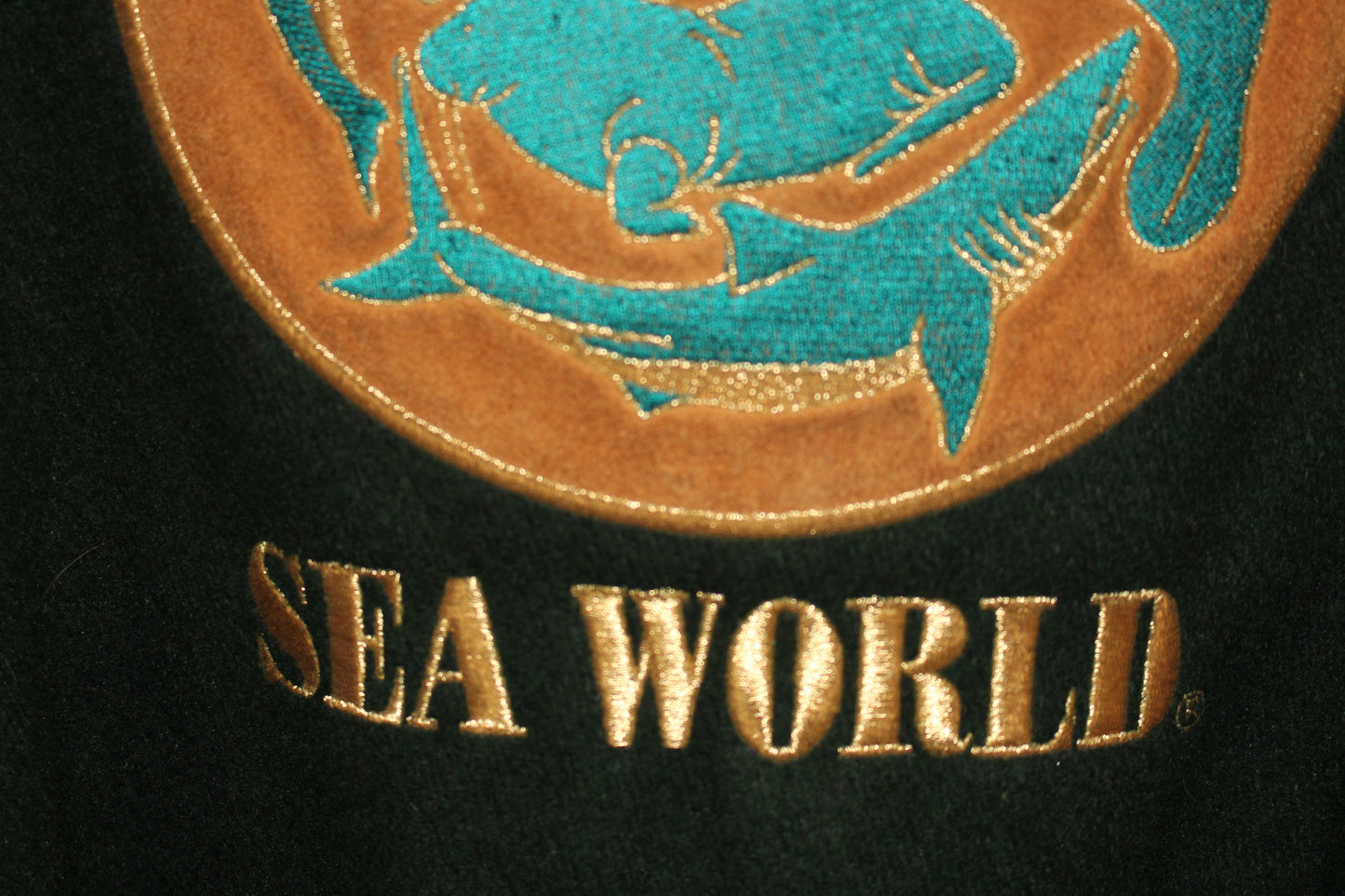 Rare SeaWorld Mac Murray Suede & Wool Bomber Jacket (XL)