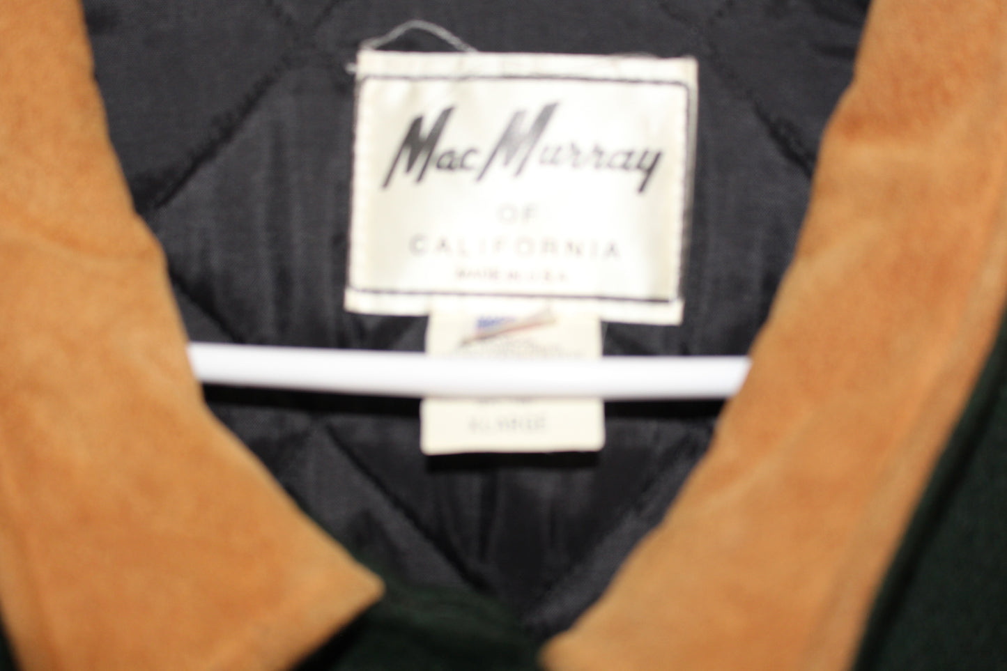 Rare SeaWorld Mac Murray Suede & Wool Bomber Jacket (XL)