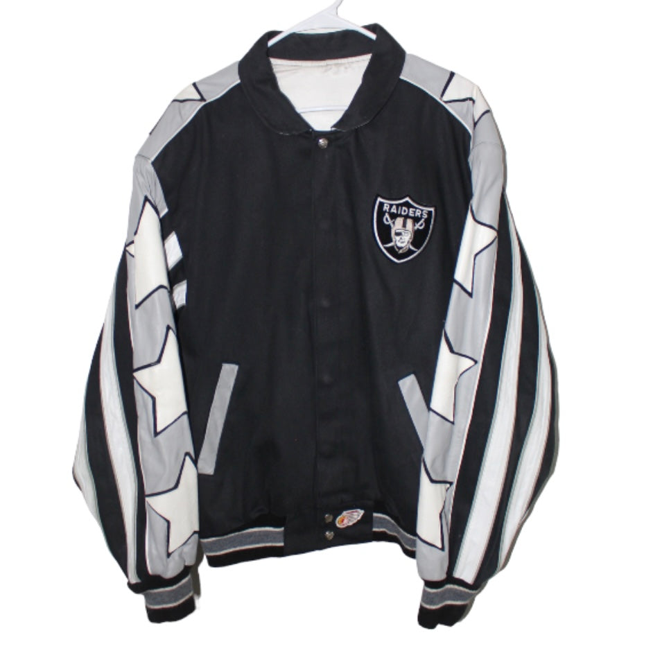 Oakland raiders clearance motorcycle vest