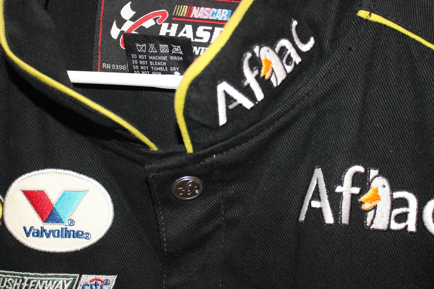 Rare Aflac Racing NASCAR Retro Twill Jacket (L)