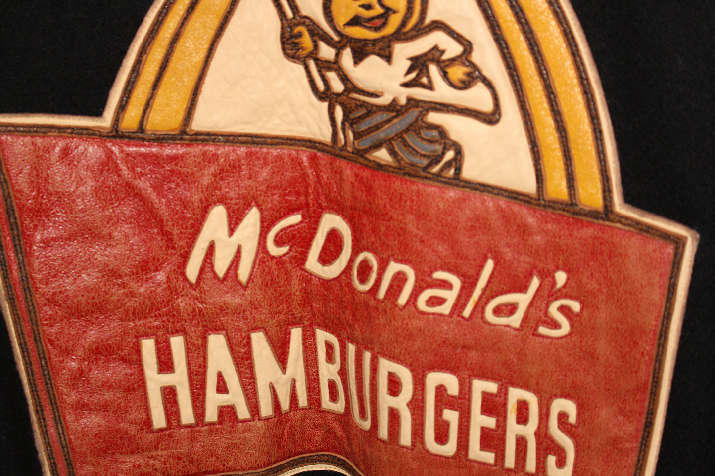 Rare McDonald’s Collectors Item Jeff Hamilton Leather Jacket (L)