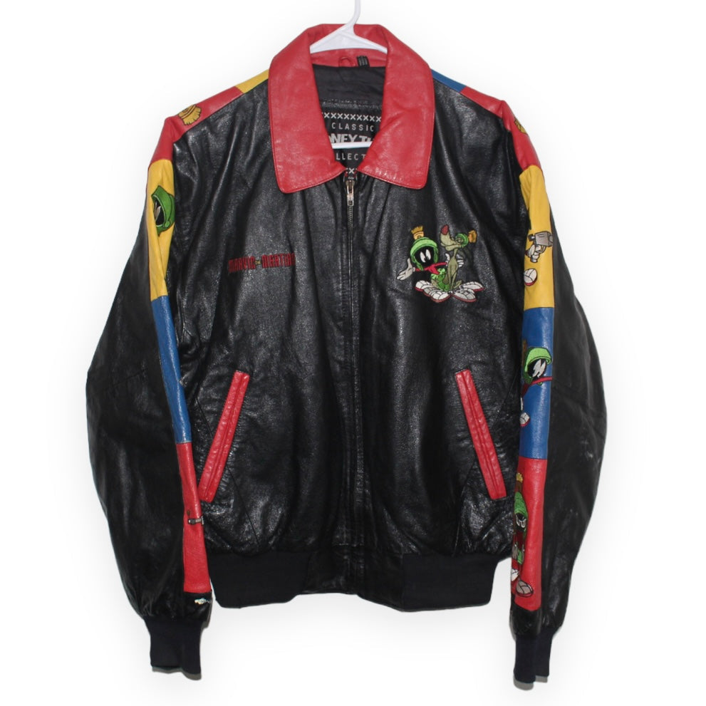 Rare Marvin The Martian Leather Jacket (L) – Retro Windbreakers