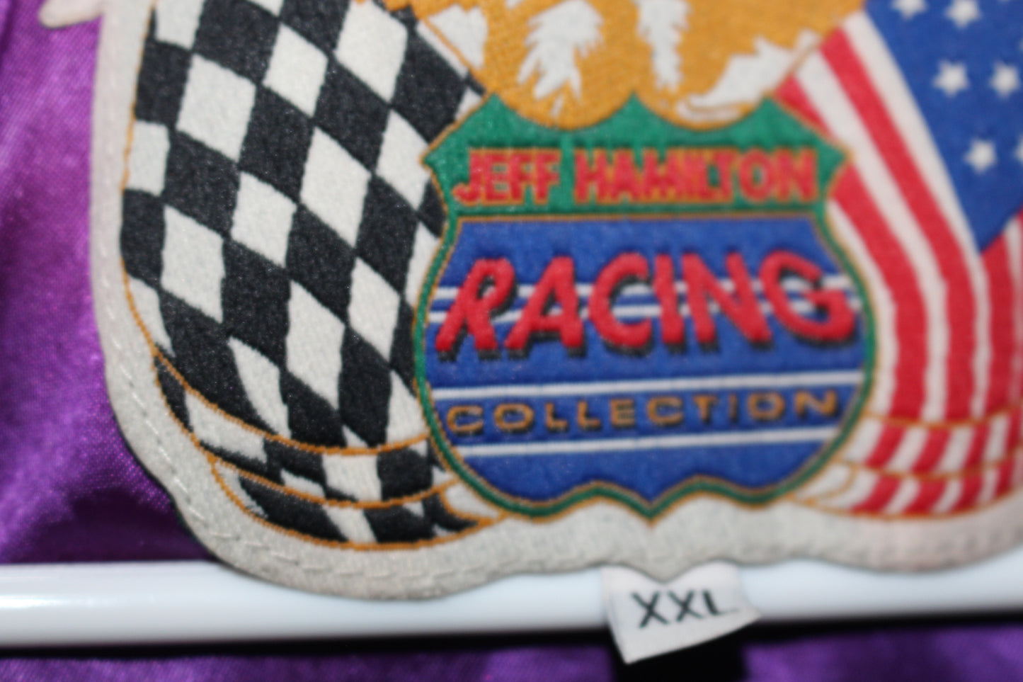 Rare Smokin Joes Camel Racing MASCAR Jeff Hamilton Leather Jacket (XXL)