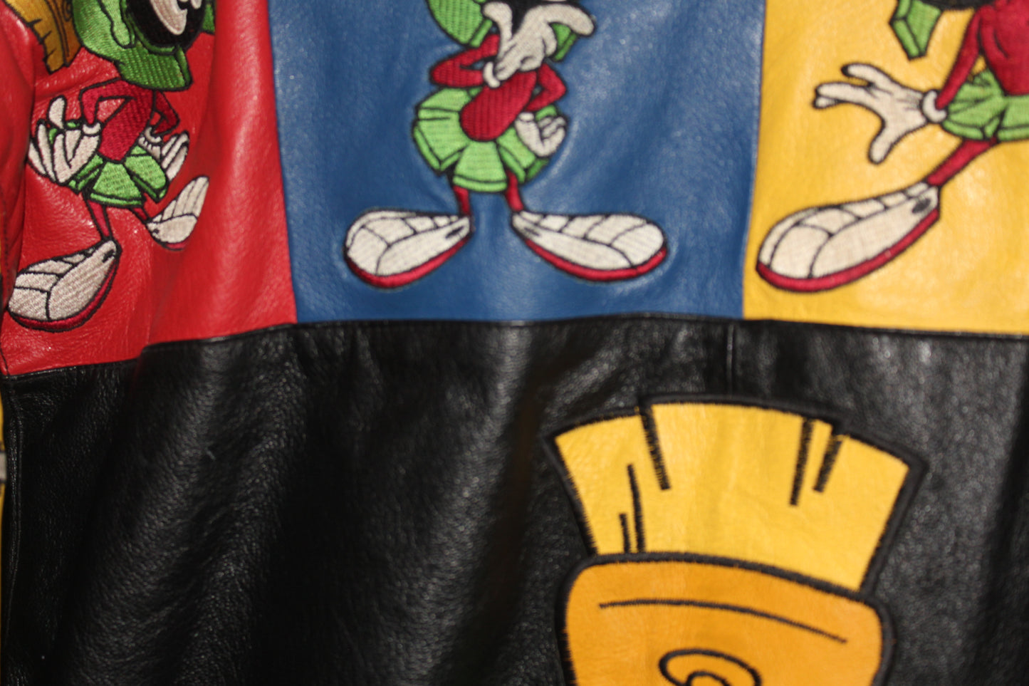 Marvin The Martian Looney Tunes Collectors Leather Jacket (S)