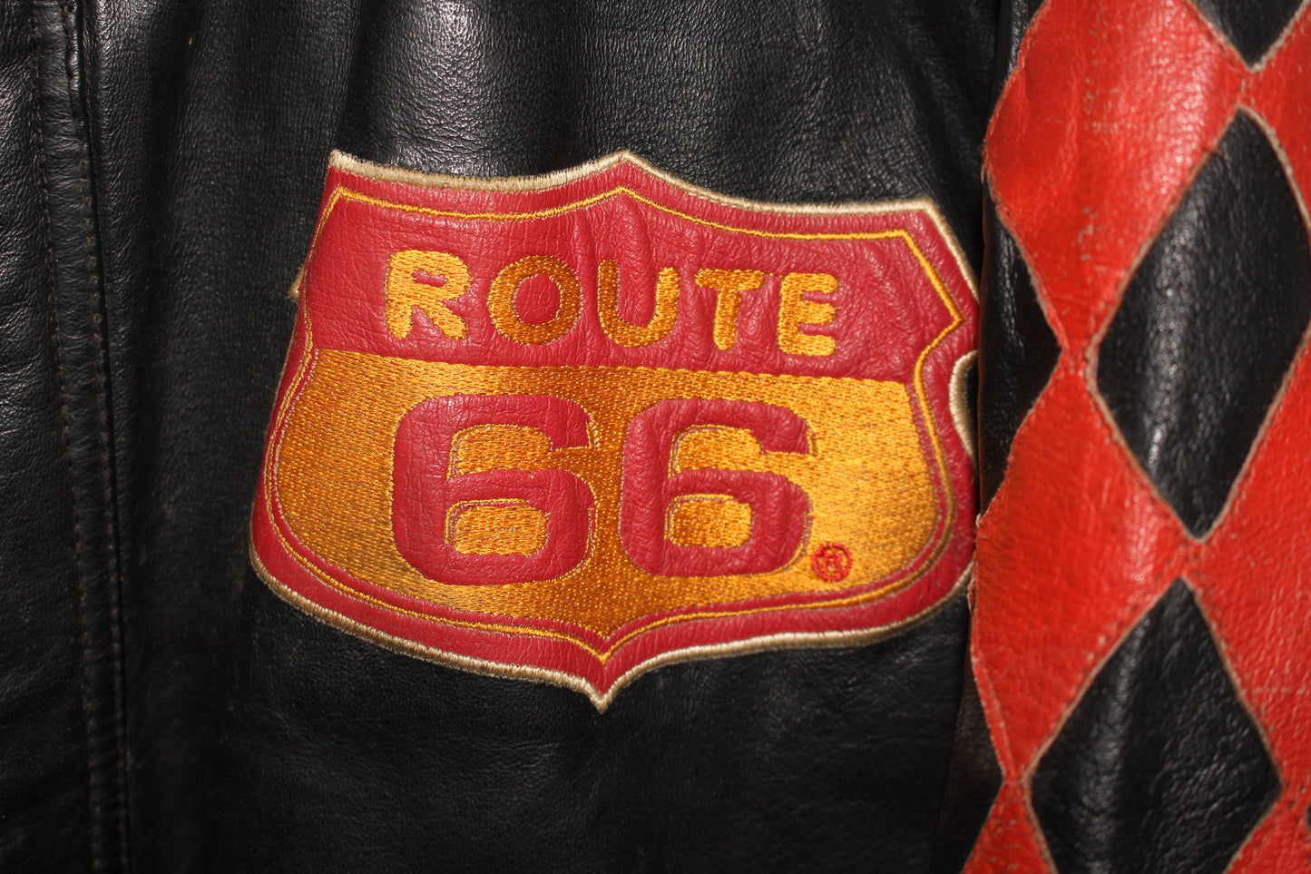 Rare Route 66 Jeff Hamilton Leather Jacket (L)