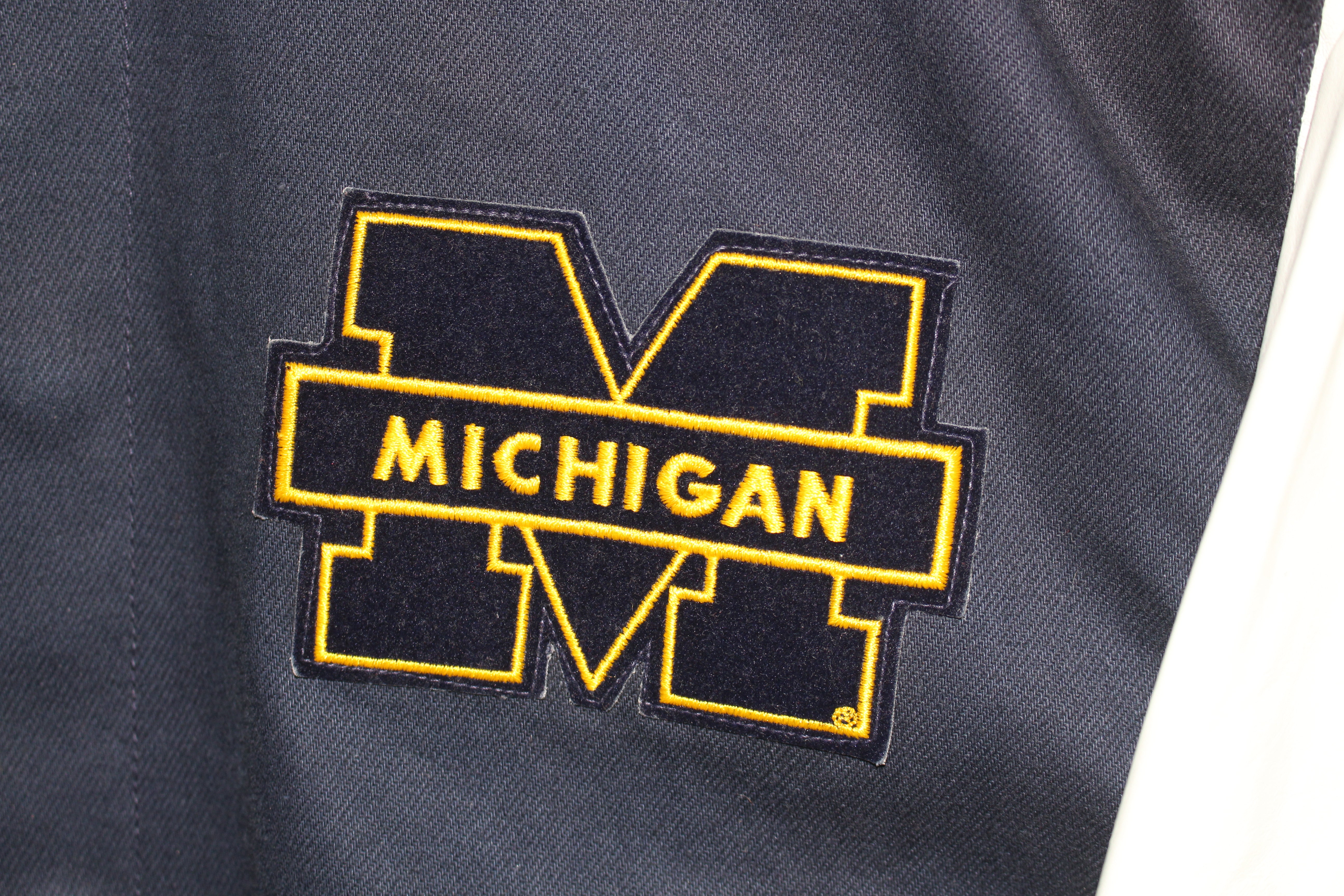 University Of Michigan Jeff Hamilton Leather Jacket (S) – Retro