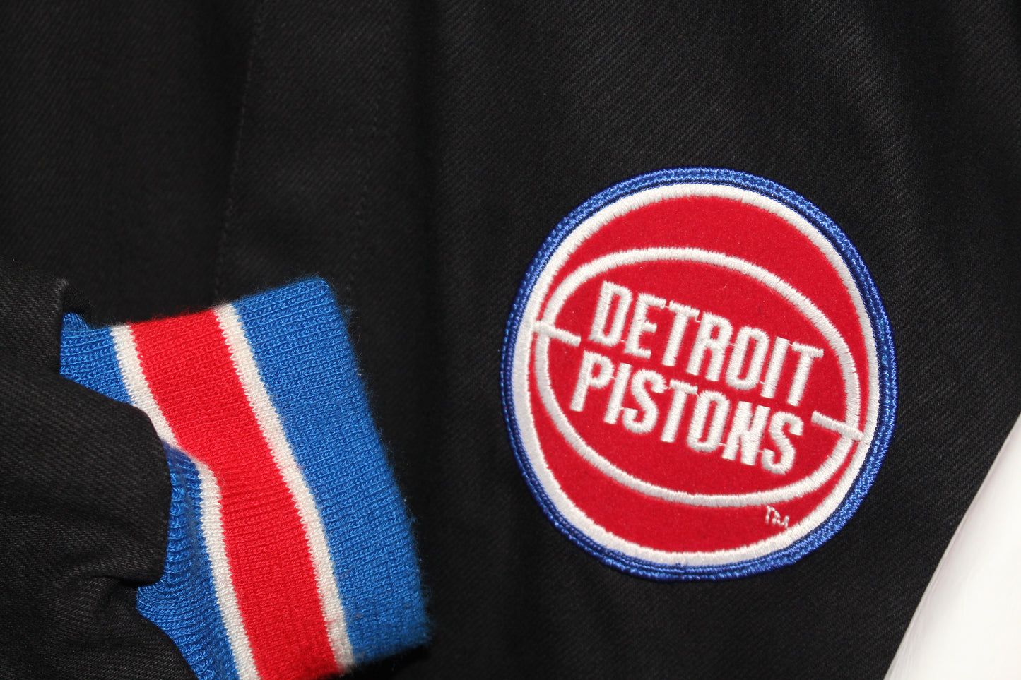 Rare Detroit Pistons Jeff Hamilton Leather Jacket (XL)