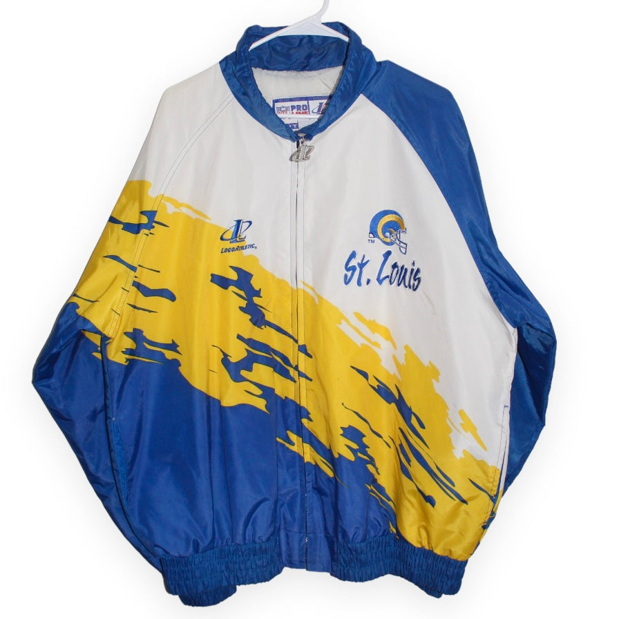Rare St Louis Rams Logo Athletic Splash Collection Puffer (L)