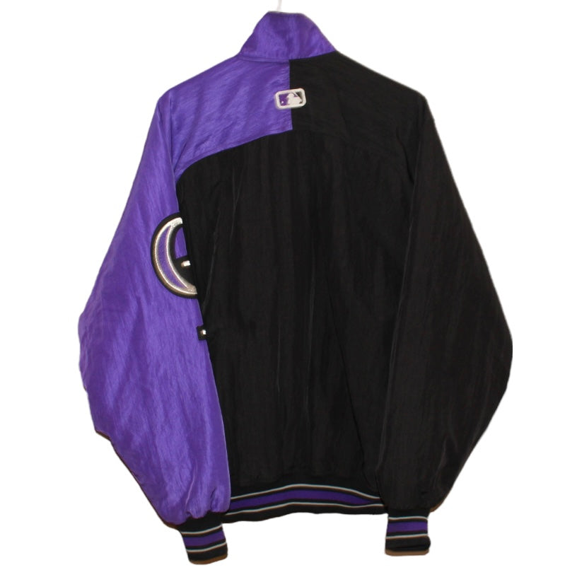 Colorado Rockies Starter Diamond Series Bomber Jacket (L) – Retro