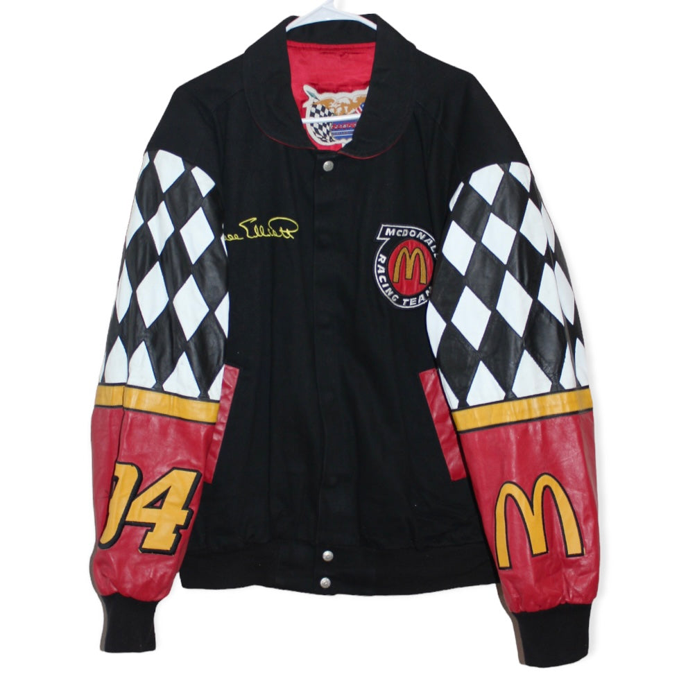 Rare McDonald’s Racing NASCAR Bill Elliott #94 Jeff Hamilton Jacket (L)