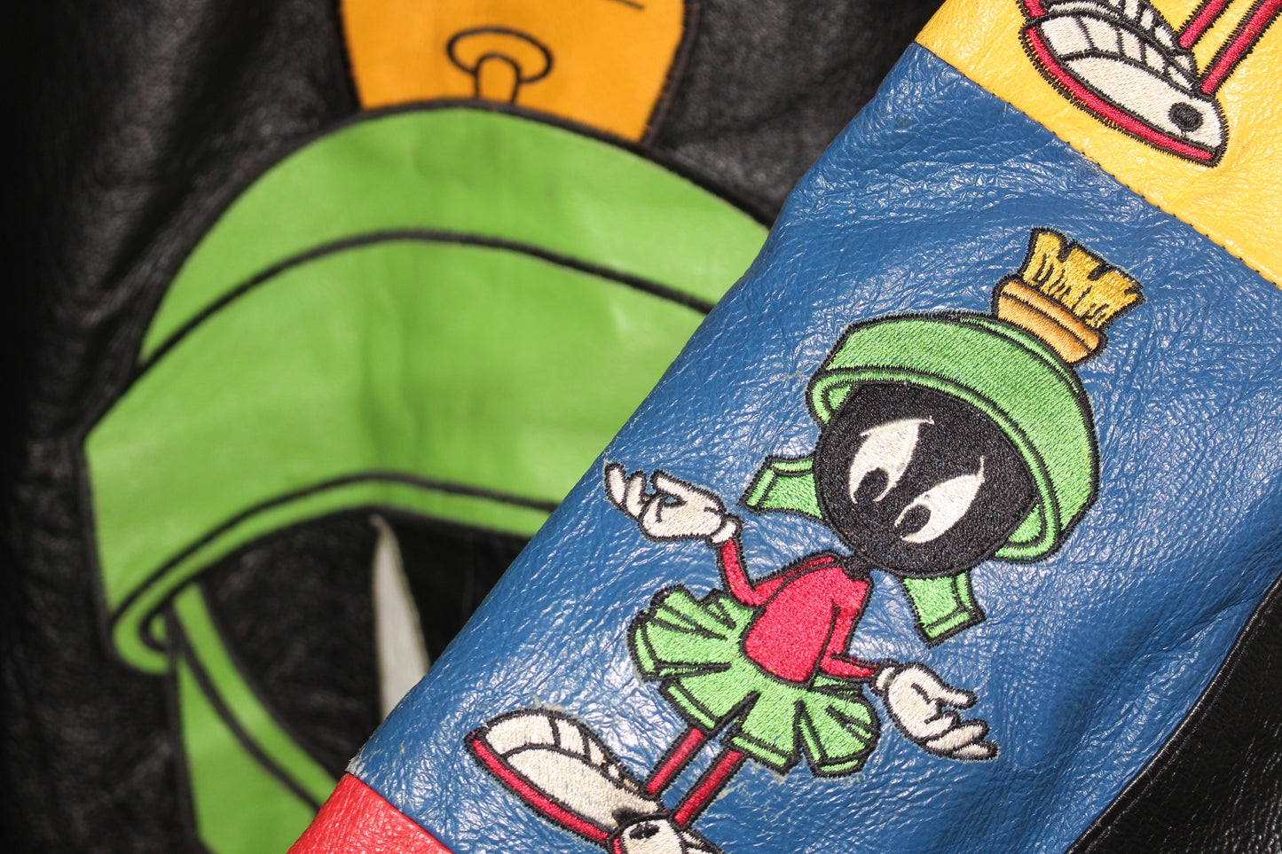 Marvin The Martian Looney Tunes Collectors Leather Jacket (S)