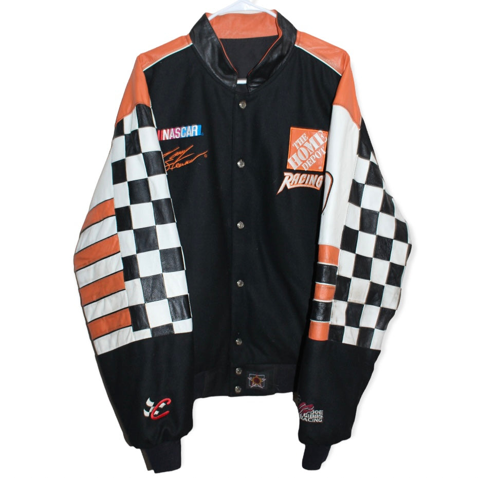 Rare Home Depot Racing NASCAR Tony Stewart #20 JH Design Jacket (XL)