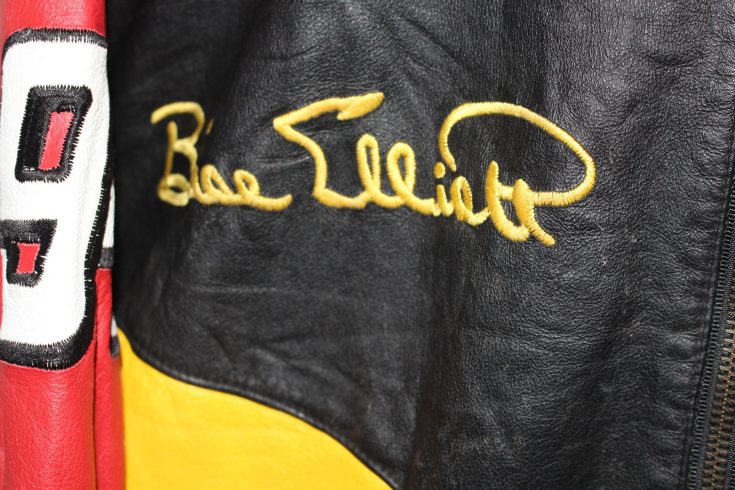 Rare McDonald’s Racing NASCAR Bill Elliott #94 Leather Jacket (L)