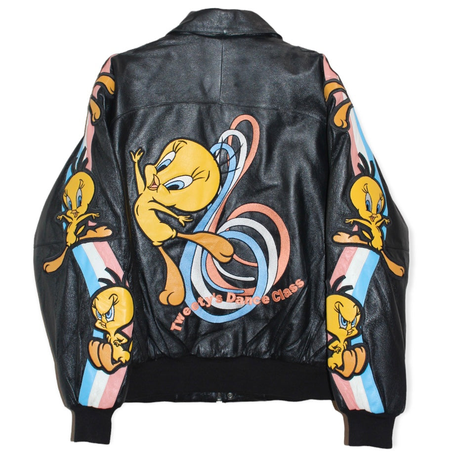 Rare Looney Tunes Tweety Bird Leather Jacket (L)