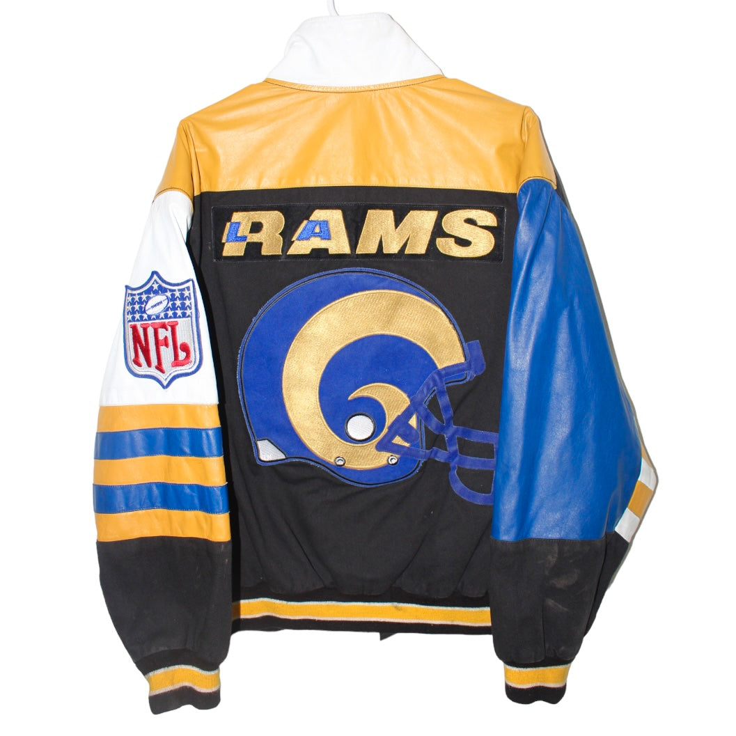 Los Angeles Rams Jeff Hamilton Leather Jacket (L)