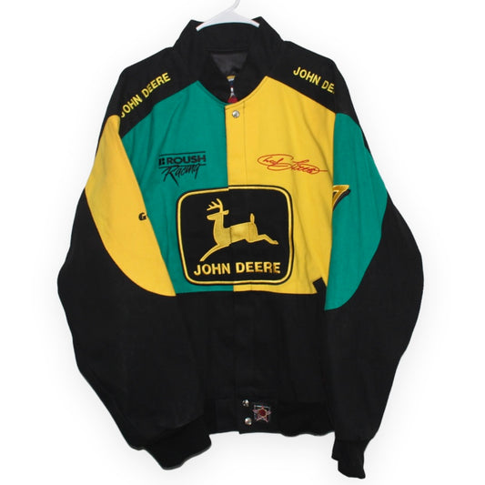 Rare John Deere Racing NASCAR JH Design Jacket (XL)