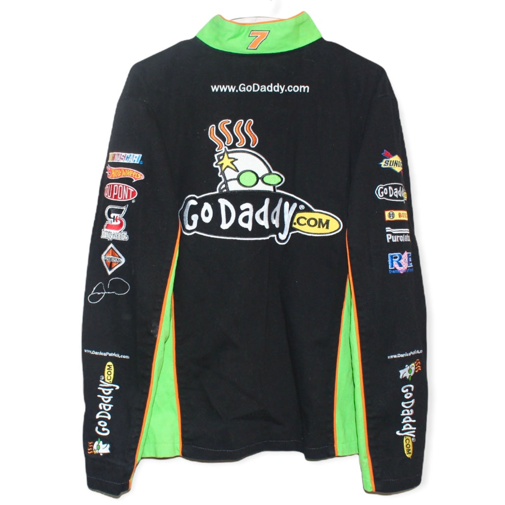 GoDaddy Racing NASCAR Danica Patrick #7 (XXL) β Retro Windbreakers