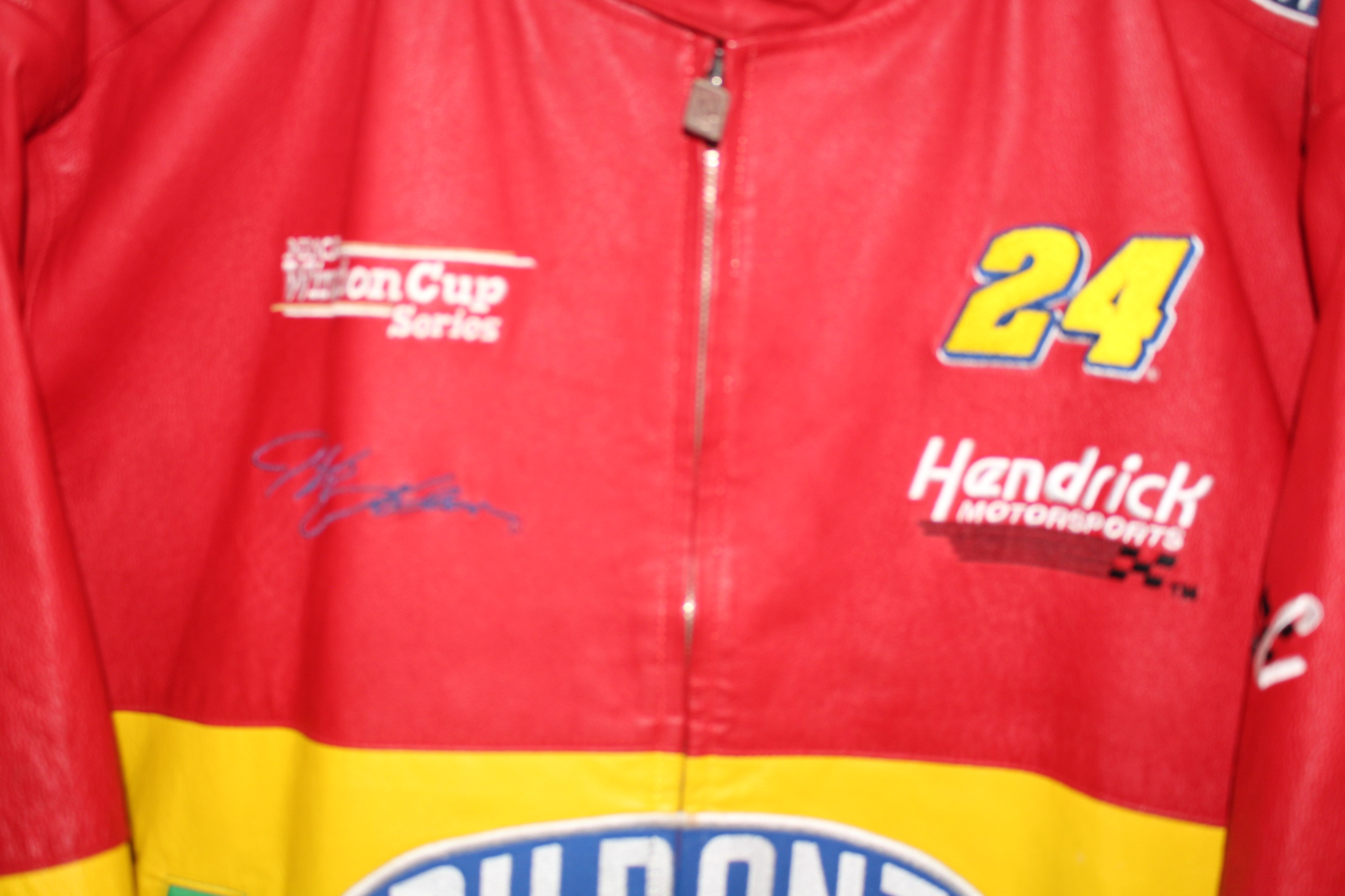 Rare DuPont Racing Rainbow Series NASCAR Jeff Gordon #24 Leather