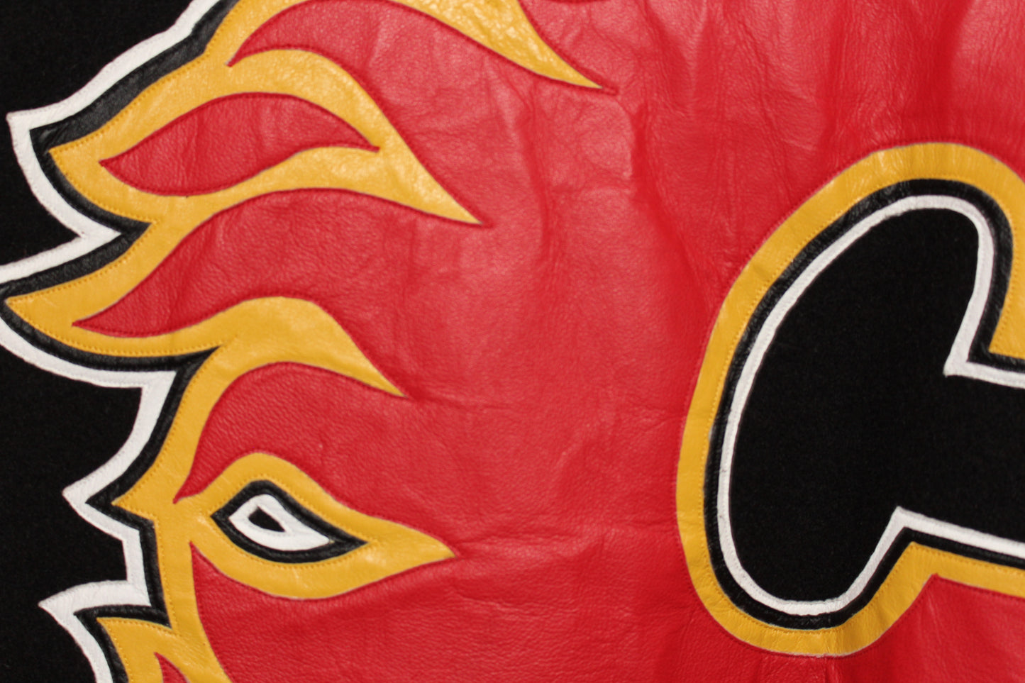 Rare Calgary Flames JH Design Varsity Jacket (XL)