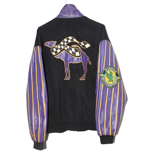 Rare Smokin Joes Camel Racing NASCAR Jeff Hamilton Leather Jacket (XXL)