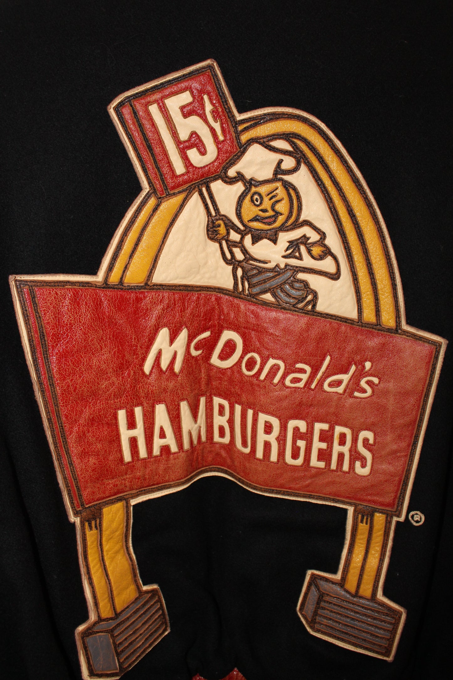 Rare McDonald’s Collectors Item Jeff Hamilton Leather Jacket (L)