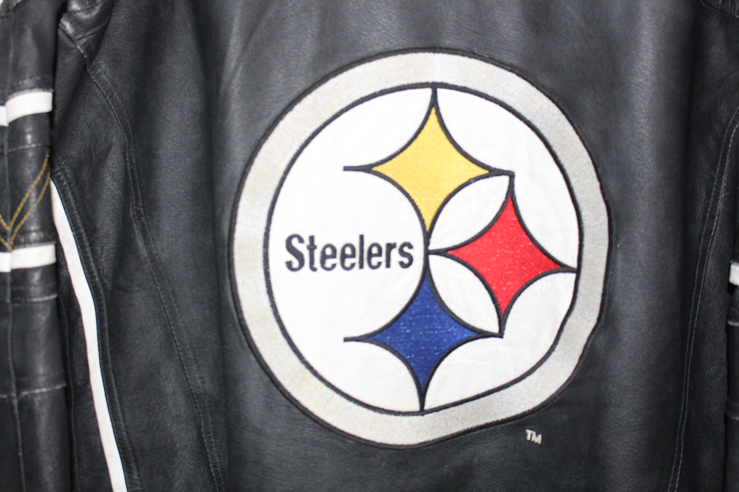 Pittsburgh Steelers Pro Line Starter Leather Jacket (XL)