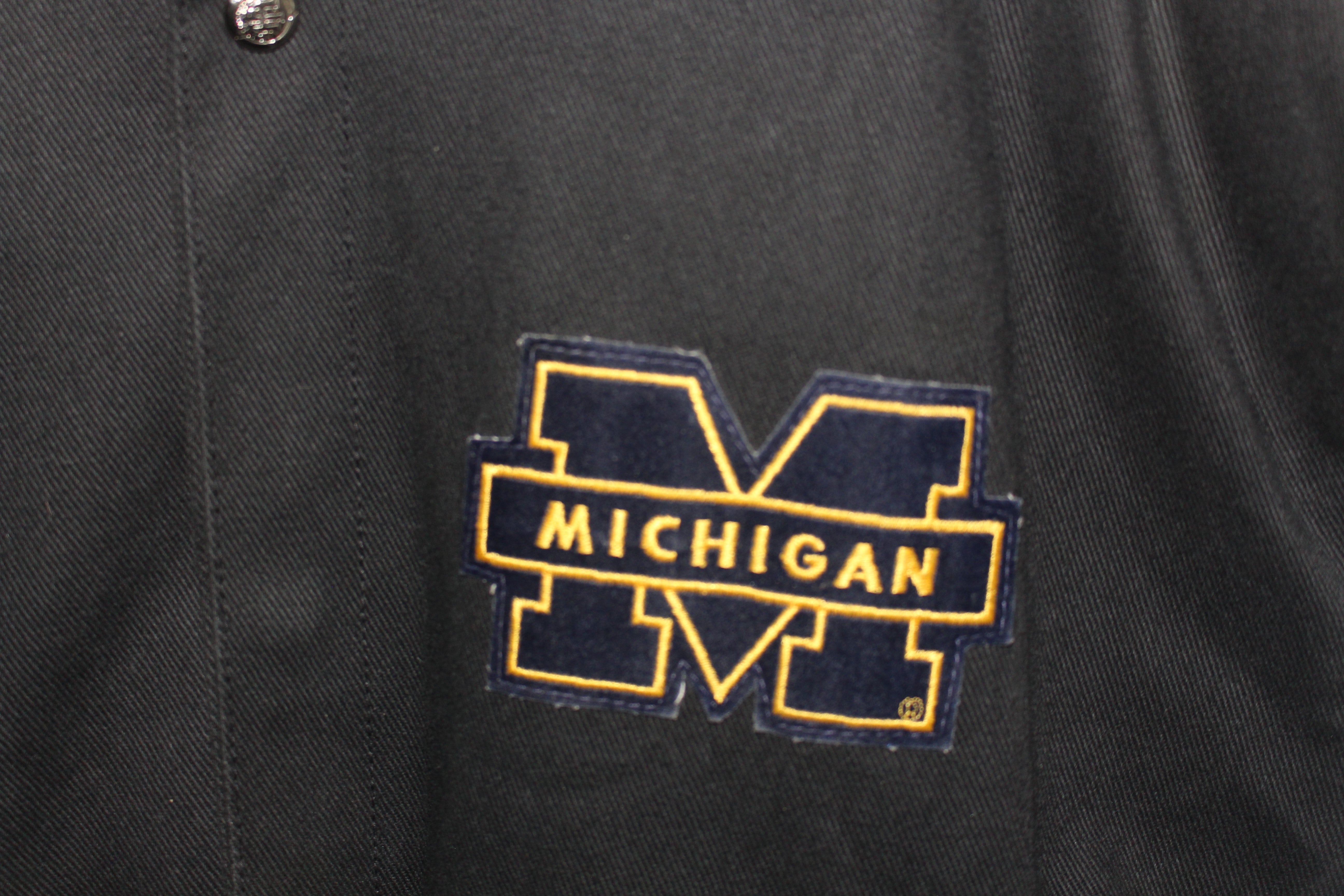 Rare University Of Michigan Wolverines Jeff Hamilton Leather