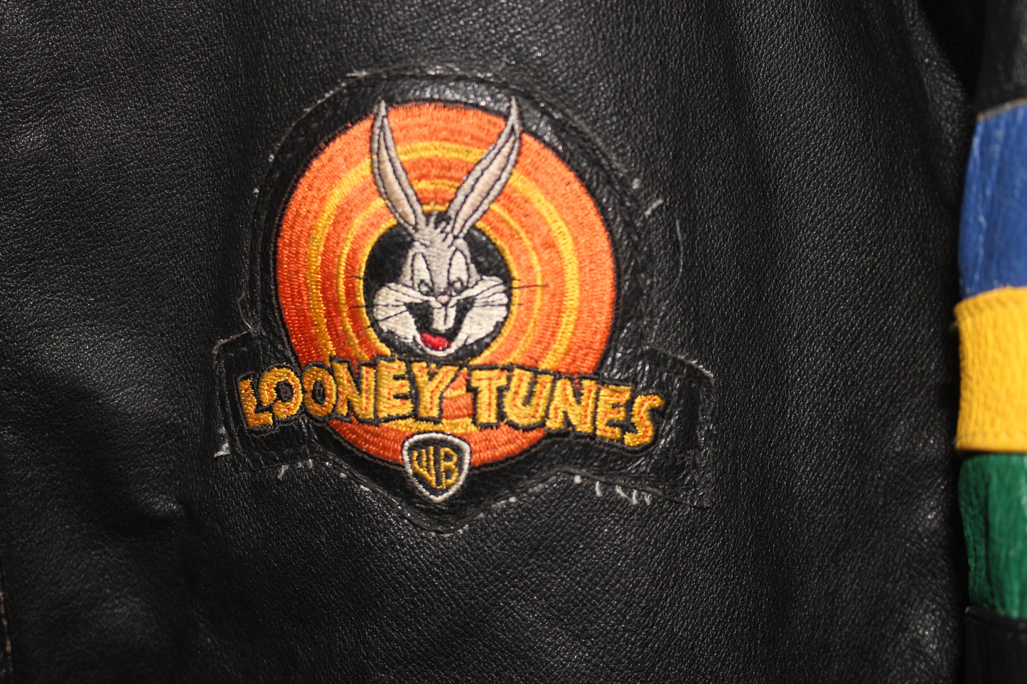 Rare Looney Tunes Original Leather Jacket (L)